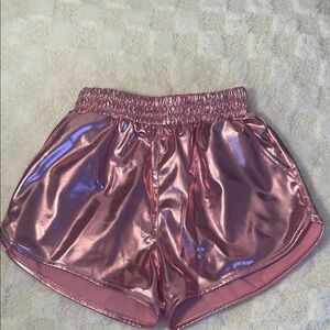 Metallic Pink Women's Shorts